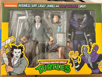 Neca Tmnt Casey Jones and Foot soldier
