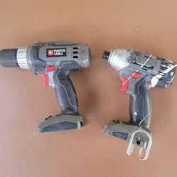 18 volt Porter-Cable impact and driver drill