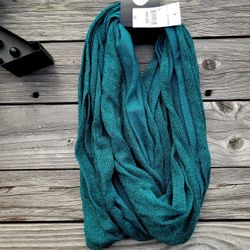 Teal Infinity Scarf