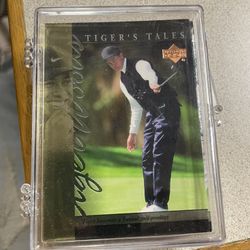 Tiger Woods 2001 Upper Deck “Tigers Tales” Cards Complete Set