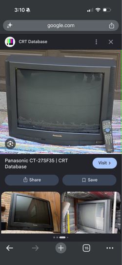 Panasonic 27inch crt tv