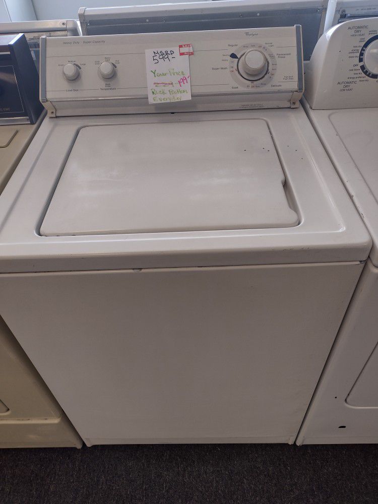 Matching Washer And Gas Dryer