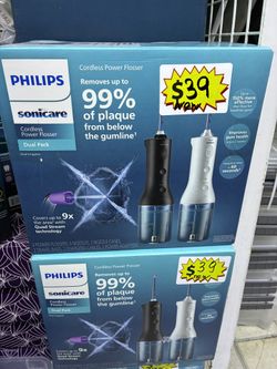Philips Sonicare Cordless Power Flosser Dual Pack