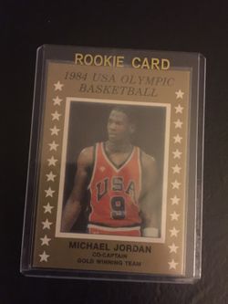 Michael Jordan Olympic rookie card