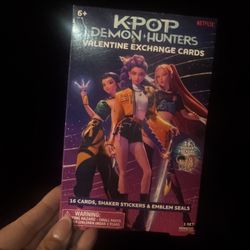 K-Pop Demon Hunter Valentine Cards