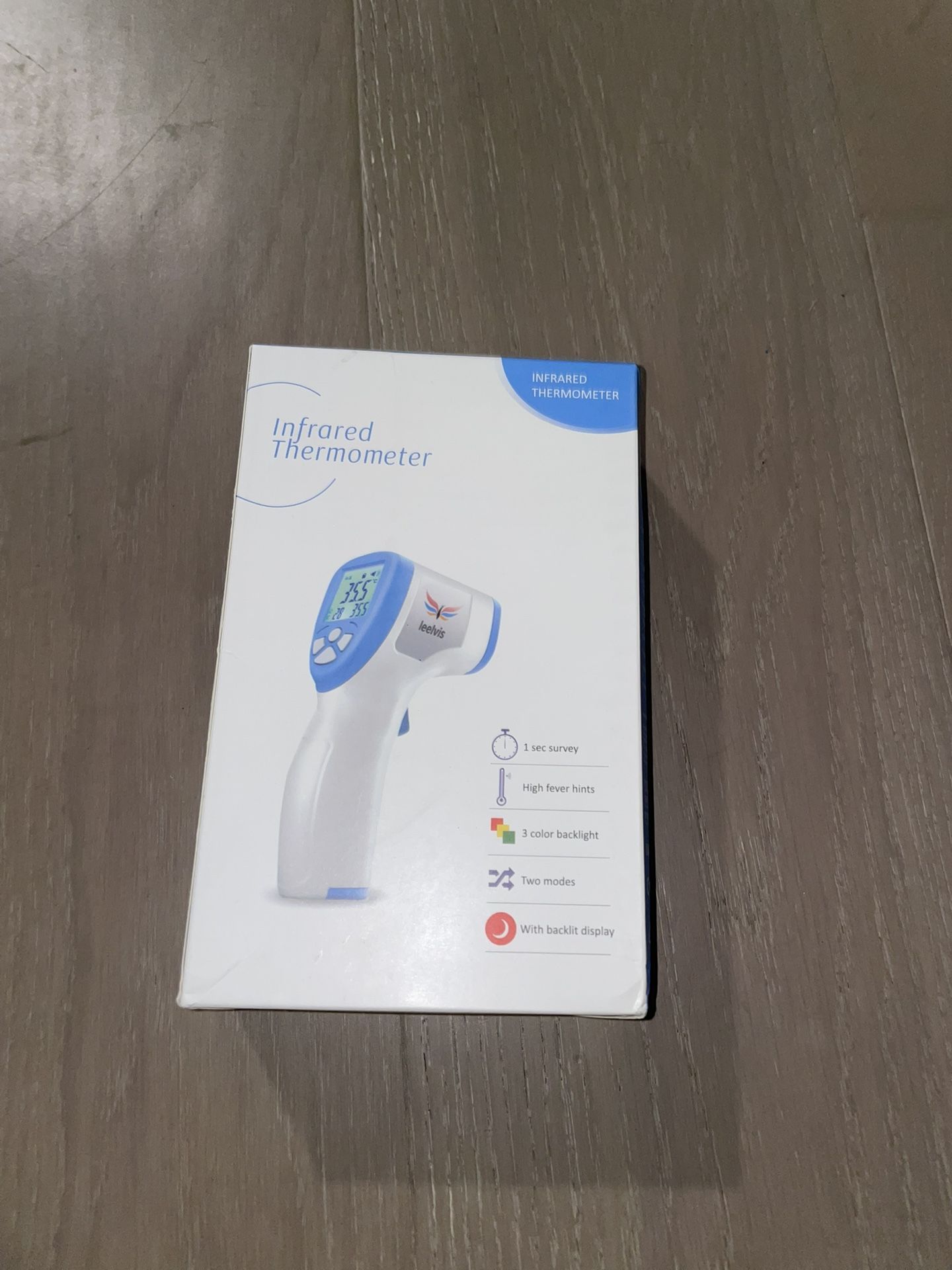 Infrared Thermometer – Contactless Digital Forehead Thermometer with Backlit Display 