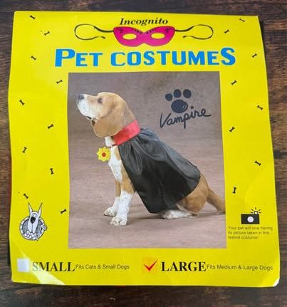 Dog Costume Vampire size Large just $3 xox