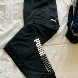 Black Puma Sweat Pants