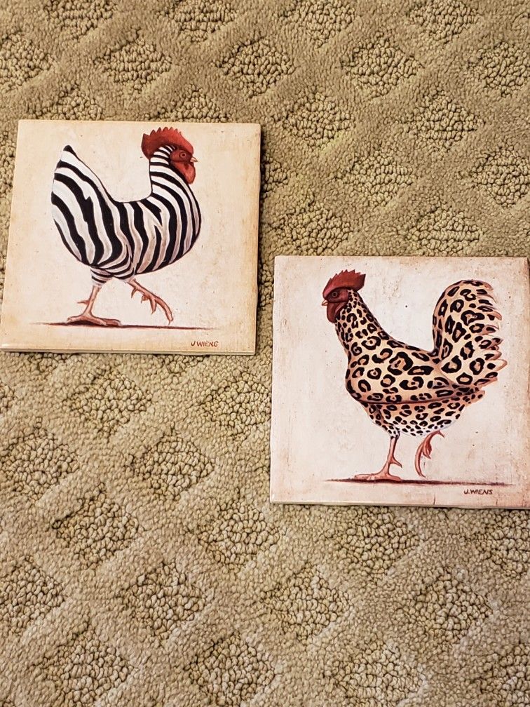 DECORATIVE CHICKEN TILES