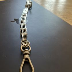 M -s-  Meyer Nickel Silver Bracelet
