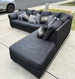 Black Sectional Couch