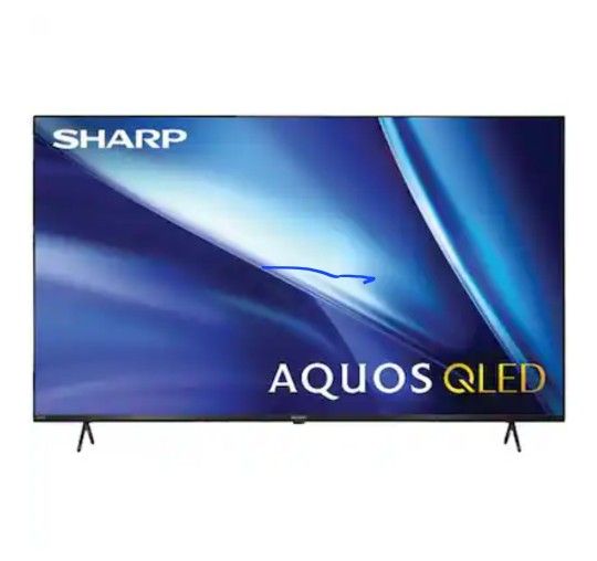 SHARP AQUOS QLED 55” Class (54.6” Diag.) 4K Ultra HD TV Powered by TiVo (4T C55GM6540U)