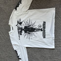 Large White Hellstar long sleeve shirt
