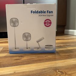Foldable  rechargeable Fan 5 speed