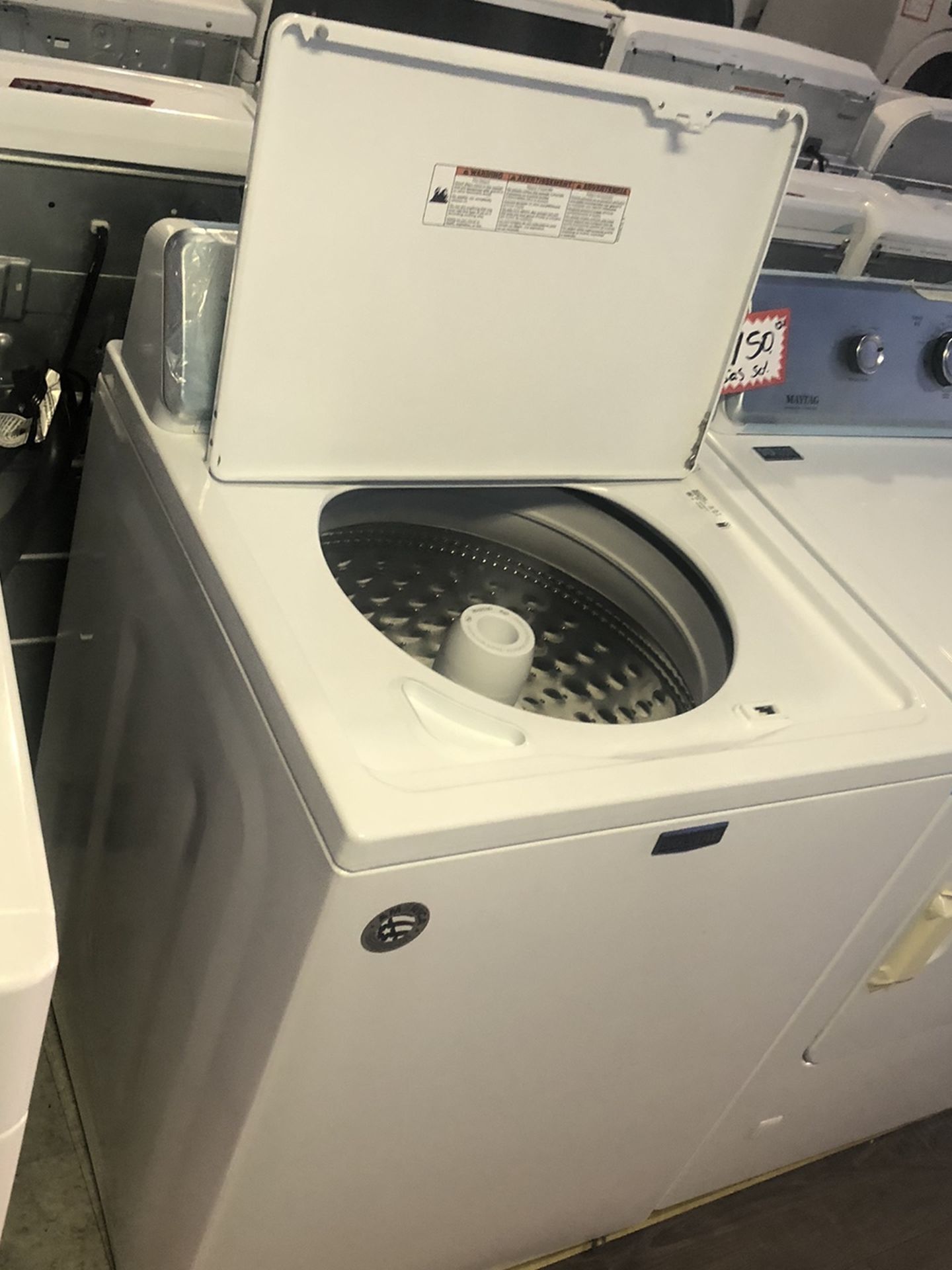 NEW SCRATCH AND DENT MAYTAG TOP LOAD WASHER WITH WARRANTY