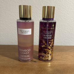 Victoria Secret Winter Orchid & bamboo Coast Fragrance Mist Set