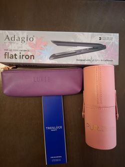 Flat Iron and makeup Brush sets