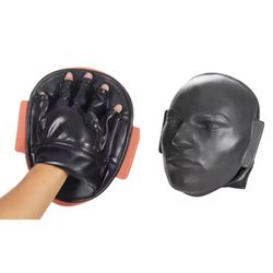 Human Face Boxing Focus Mitt MMA Strike Target Pad Krav Maga Training Dummy Head