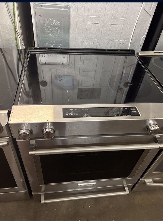 KitchenAid Slide Electric Stove W/ Convention Oven ⚡