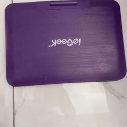ieGeek IK-103 Portable DVD Player - Purple & Black 10.5" Display 