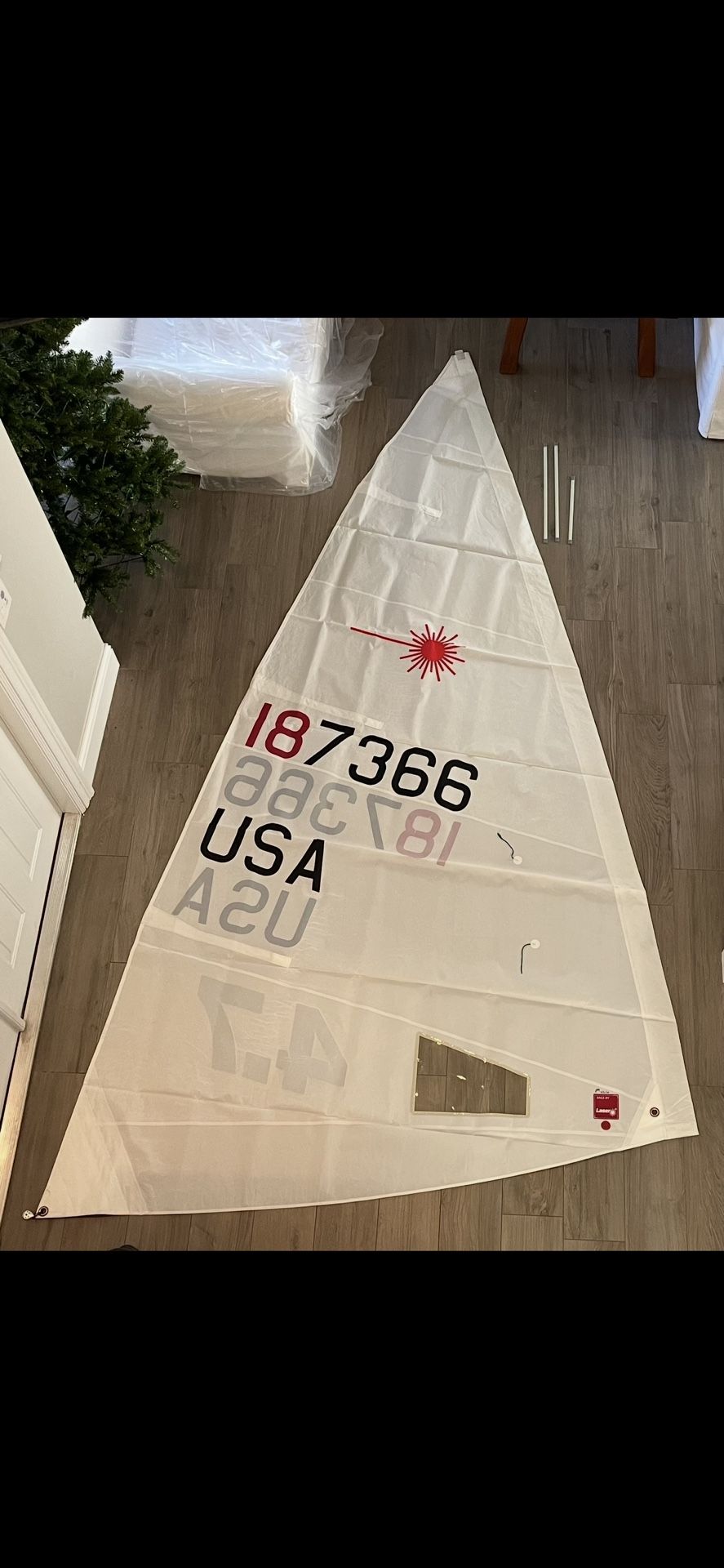 Laser 4.7 Sailboat Sail