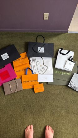 Collection of designer carrier bags