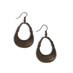 Terra Timber Brass Earring