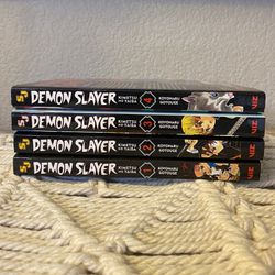 Demon Slayer Volumes 1-4