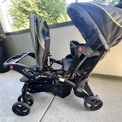 Double Stroller (Baby Trend- Sit n Stand)