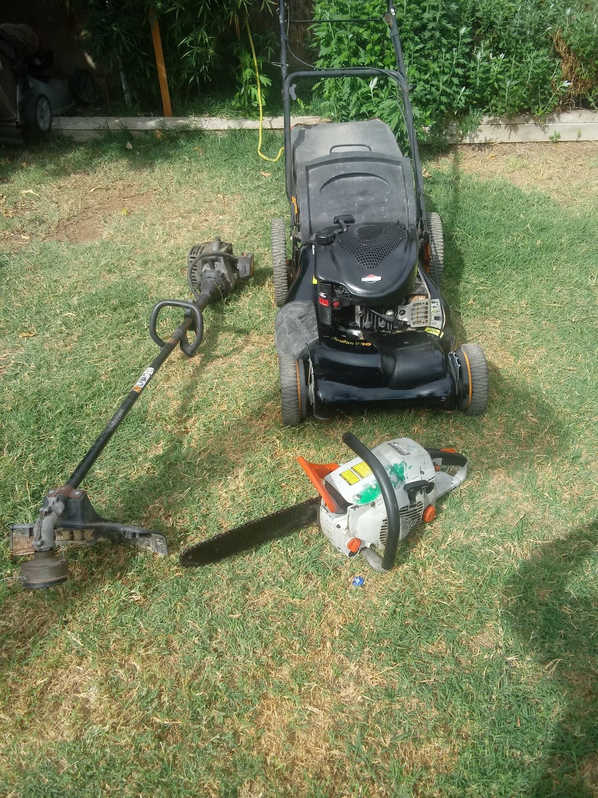Lawn mower echo chainsaw weed wacker