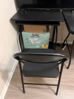 Computer table with chair