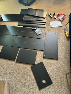 55” Tv Stand with LED lights