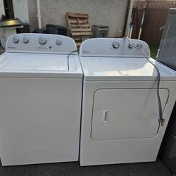 Whirlpool Washer And Dryer Set Electric Topload 30-day Warranty
