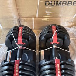 I’m Selling Pairs Adjustable Dumbbell Brand New In Solid Boxes Each Dumbbell (5 Lbs Up To 52 5 Lbs)$240