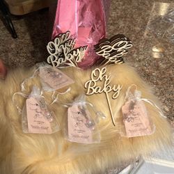 Baby Shower Keepsakes For Baby Girl Pink