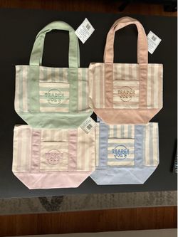 Trader Joe’s Striped Mini Tote Bag