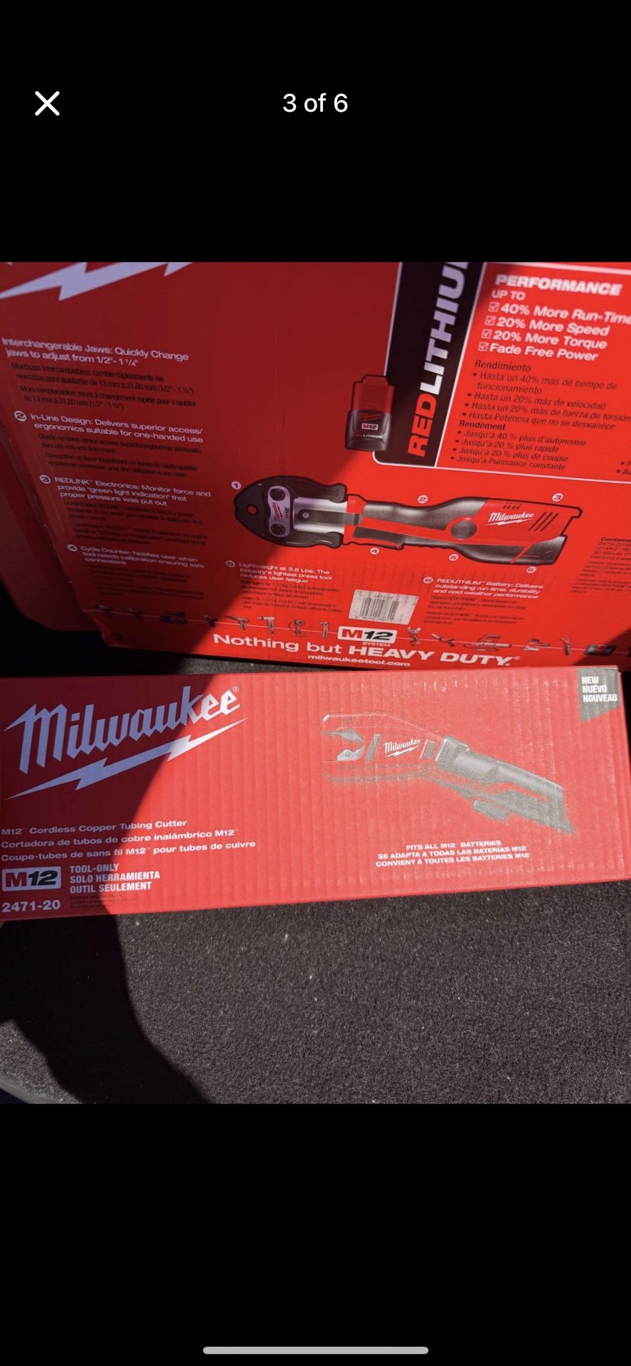 Milwaukee Pro Press Kit *BRAND NEW*