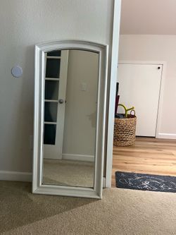 Wooden frame mirror