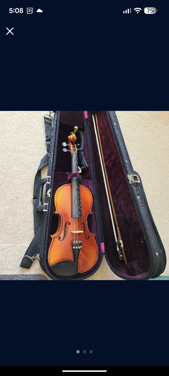 4/4 Full size violin made in West Germany