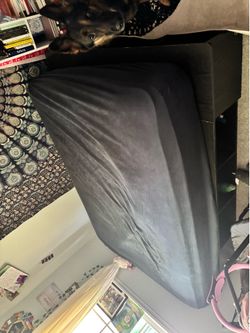 Queen sized storage bed with Pillow top mattress