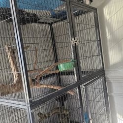 Bird Cage - Huge And Smaller transport Cage. 