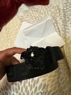Versace belt Medusa luxury Italian leather belt