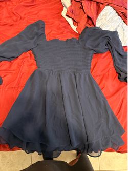 Dark blue altar’d state dress