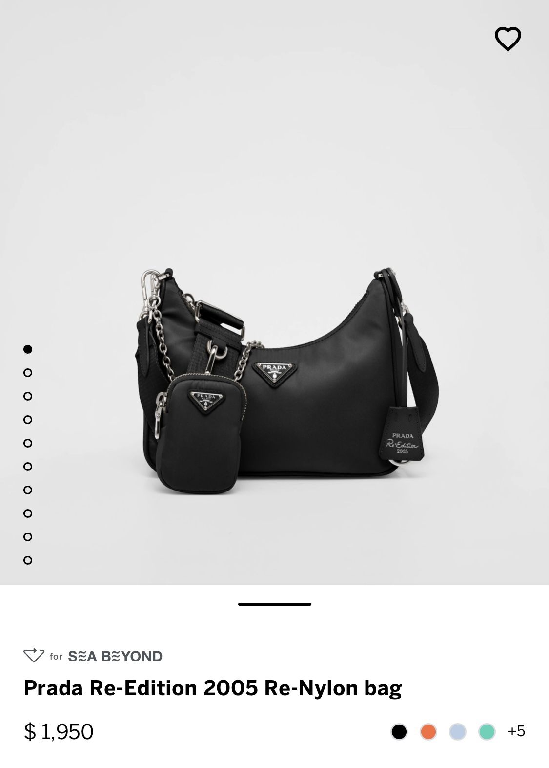 Prada Re-Edition 2005 Re-Nylon bag