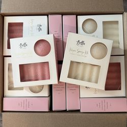 New Bella Konjac Face & Body Sponge Kit - Lot of 38