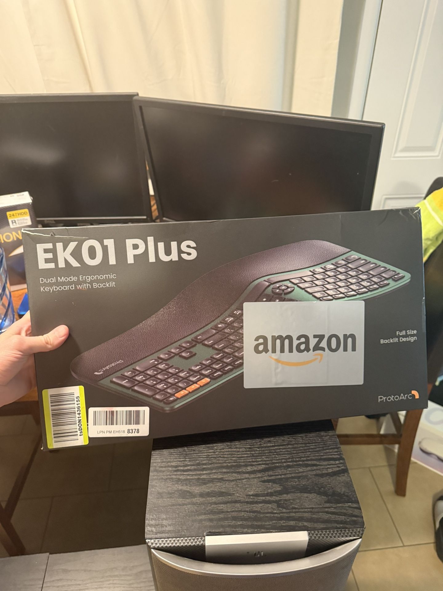 Ergonomic Backlit Bluetooth Keyboard
