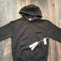 Black Essential Hoodie