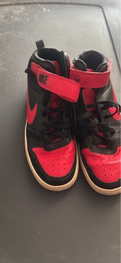 Nike High-Top Sneakers Black and Red size 6