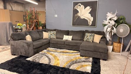 Large Grey Ashley Furniture Sectional Couch - Delivery Available