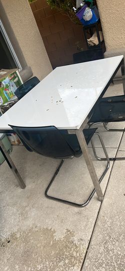 Dining table and chairs
